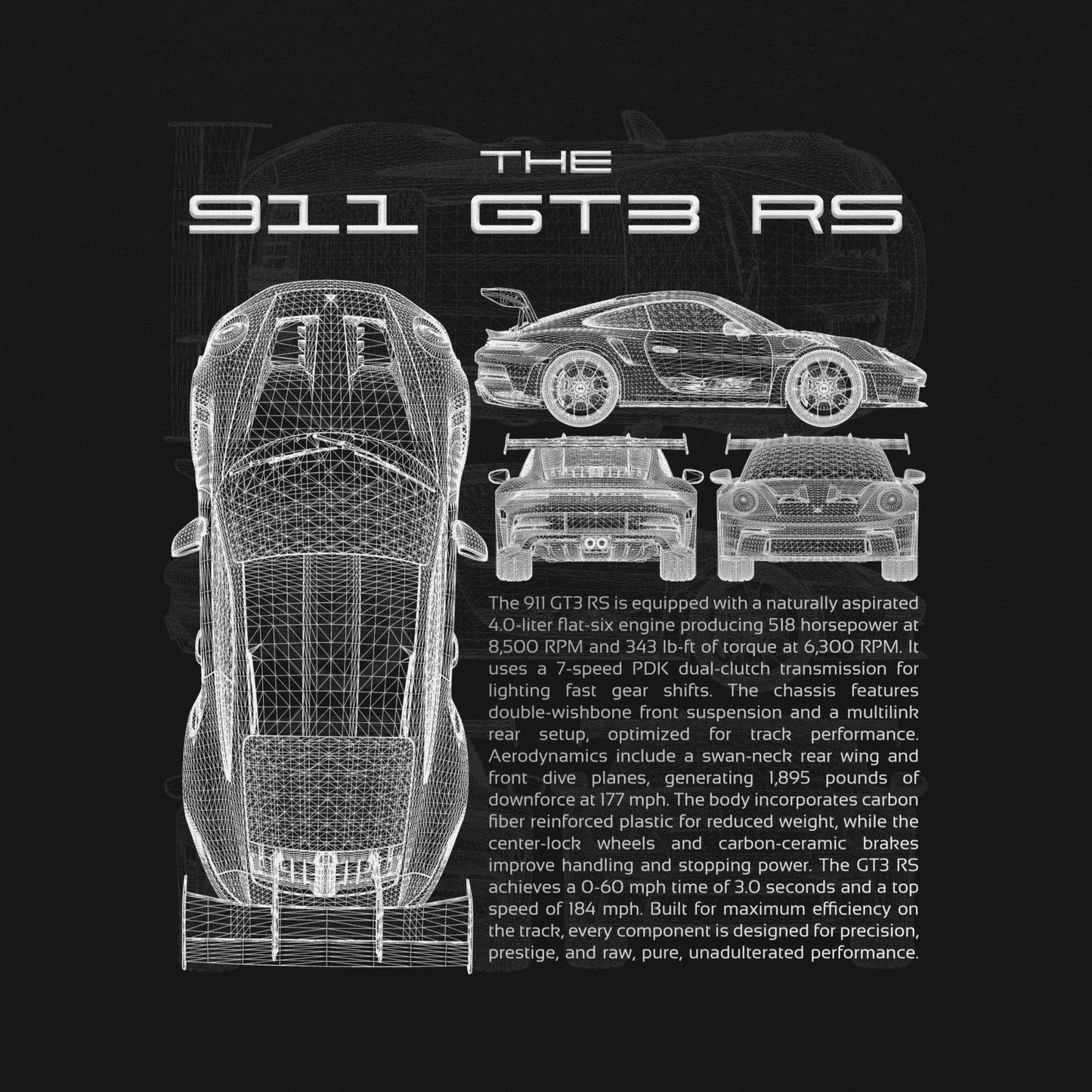 DRYVN 911 GT3 RS Hoodie.