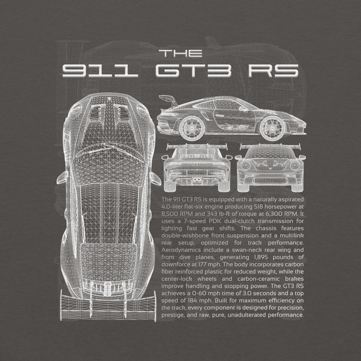 DRYVN 911 GT3 RS Hoodie.